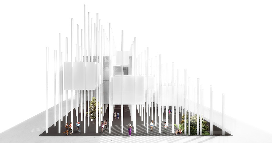 København new modern library - vizualizácia