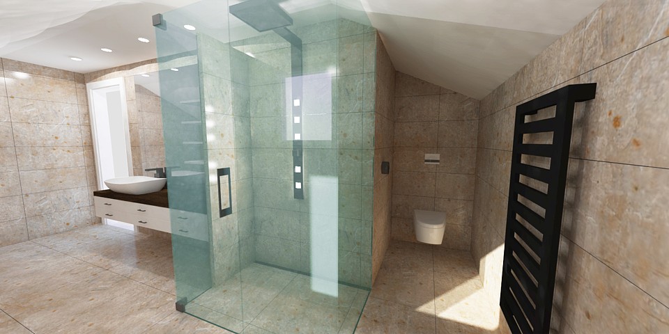 Kúpeľne - vizualizácia